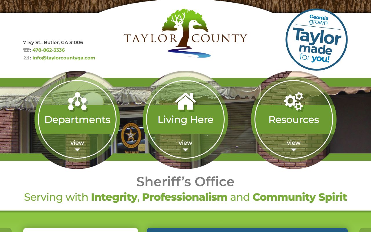 Taylor County arrest history sheriff roster gateway